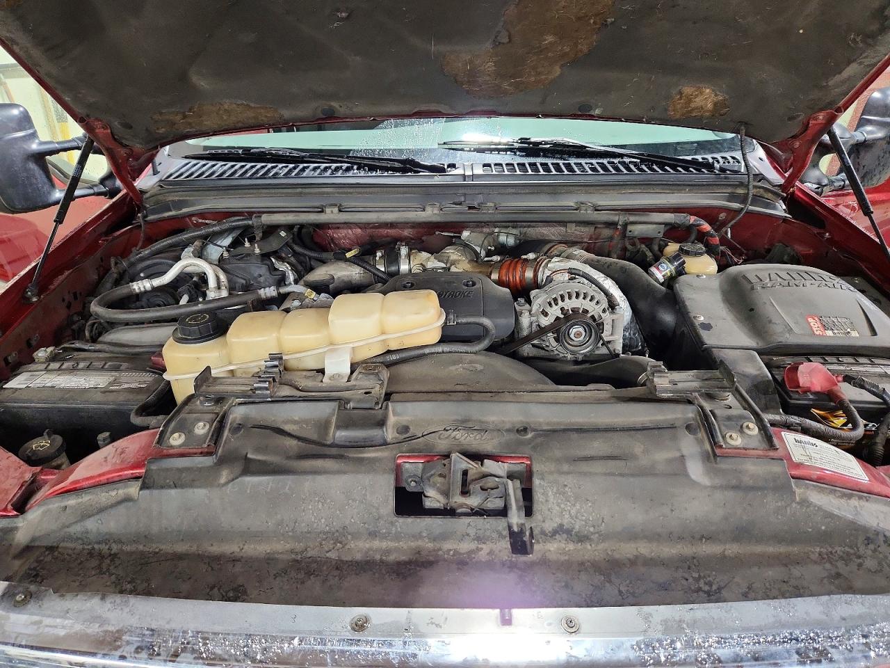 2003 Ford F350 Srw Super Duty Red vin: 1FTSW31FX3EA61326