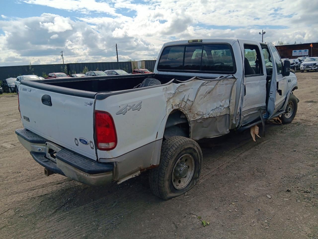 2000 Ford F350 Srw Super Duty White vin: 1FTSW31L2YEC35547
