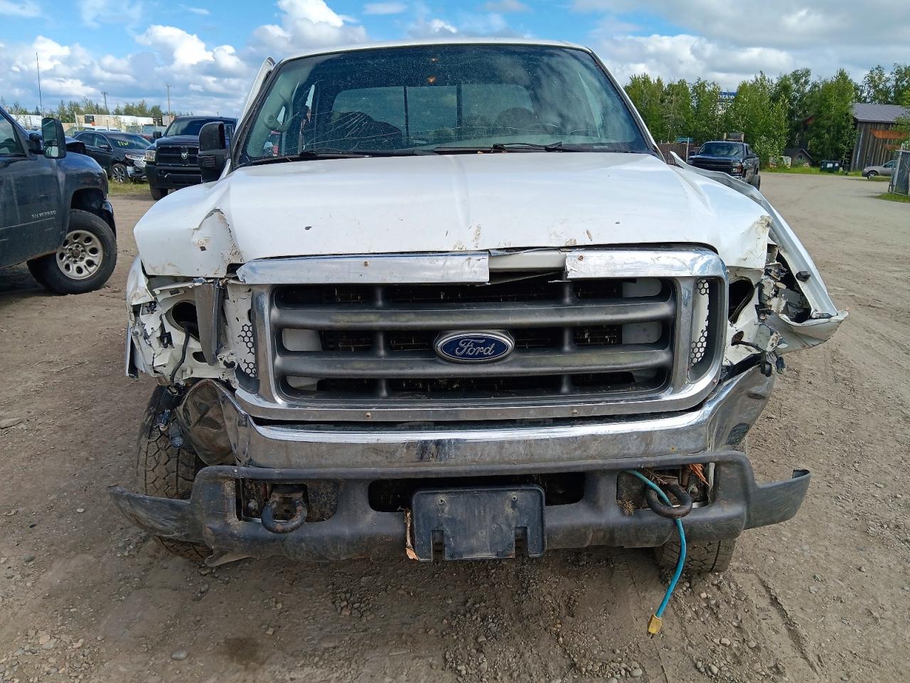 2000 Ford F350 Srw Super Duty White vin: 1FTSW31L2YEC35547