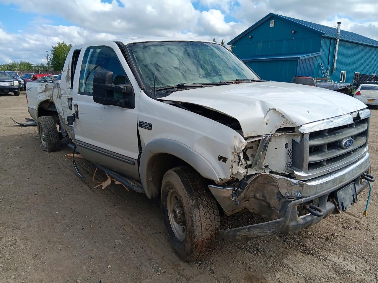 2000 Ford F350 Srw Super Duty White vin: 1FTSW31L2YEC35547