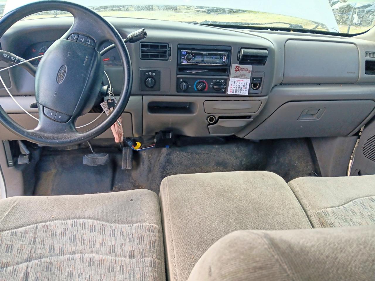 2000 Ford F350 Srw Super Duty White vin: 1FTSW31L2YEC35547
