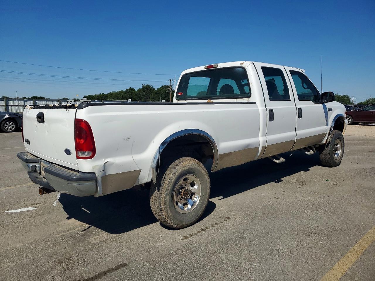 2000 Ford F350 Srw Super Duty White vin: 1FTSW31L4YED71307