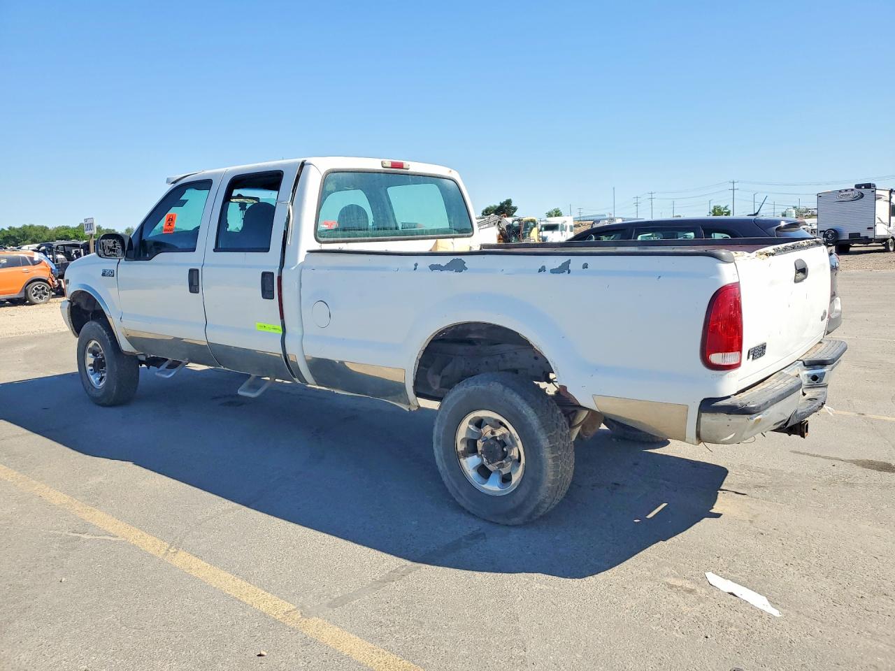 2000 Ford F350 Srw Super Duty White vin: 1FTSW31L4YED71307