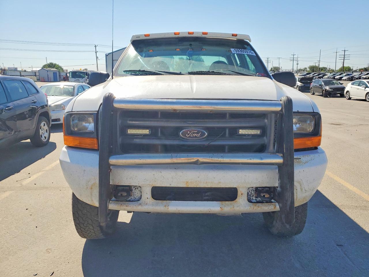 2000 Ford F350 Srw Super Duty White vin: 1FTSW31L4YED71307