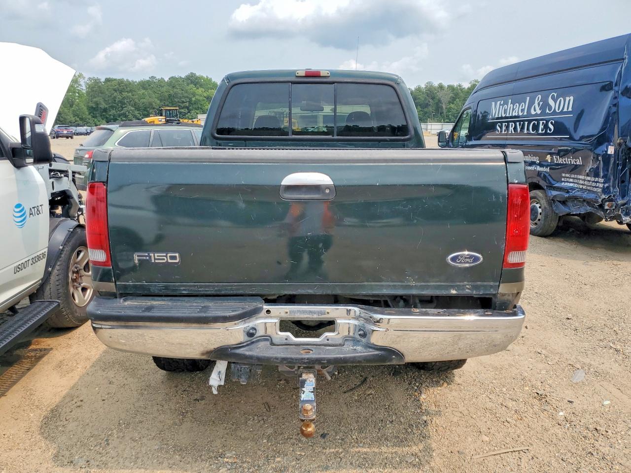 2002 Ford F150 Зеленый vin: 1FTSW31L72EA00245