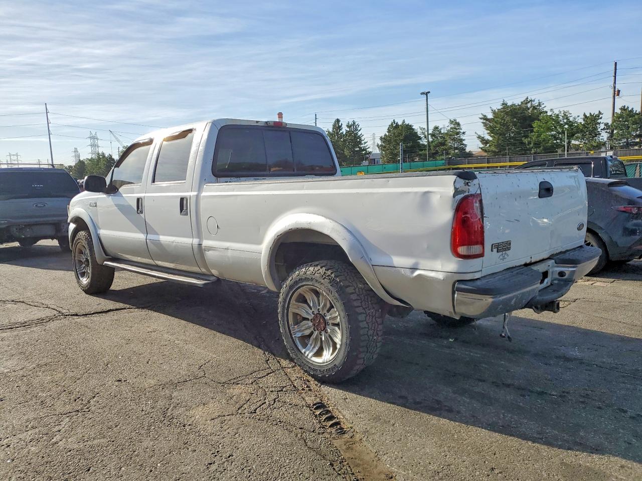 2003 Ford F350 Srw Super Duty White vin: 1FTSW31L73ED49133