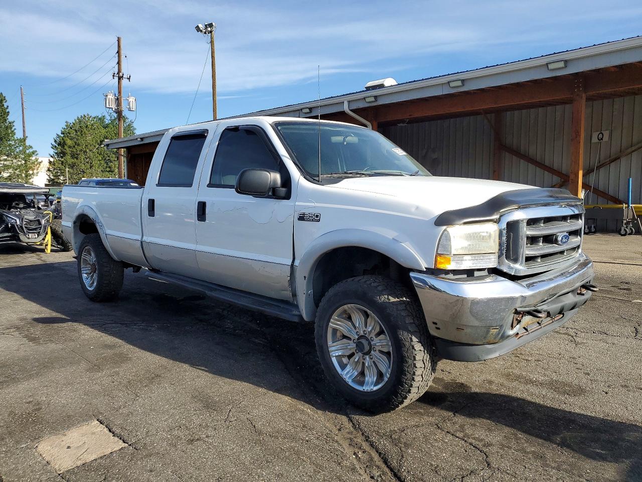2003 Ford F350 Srw Super Duty White vin: 1FTSW31L73ED49133