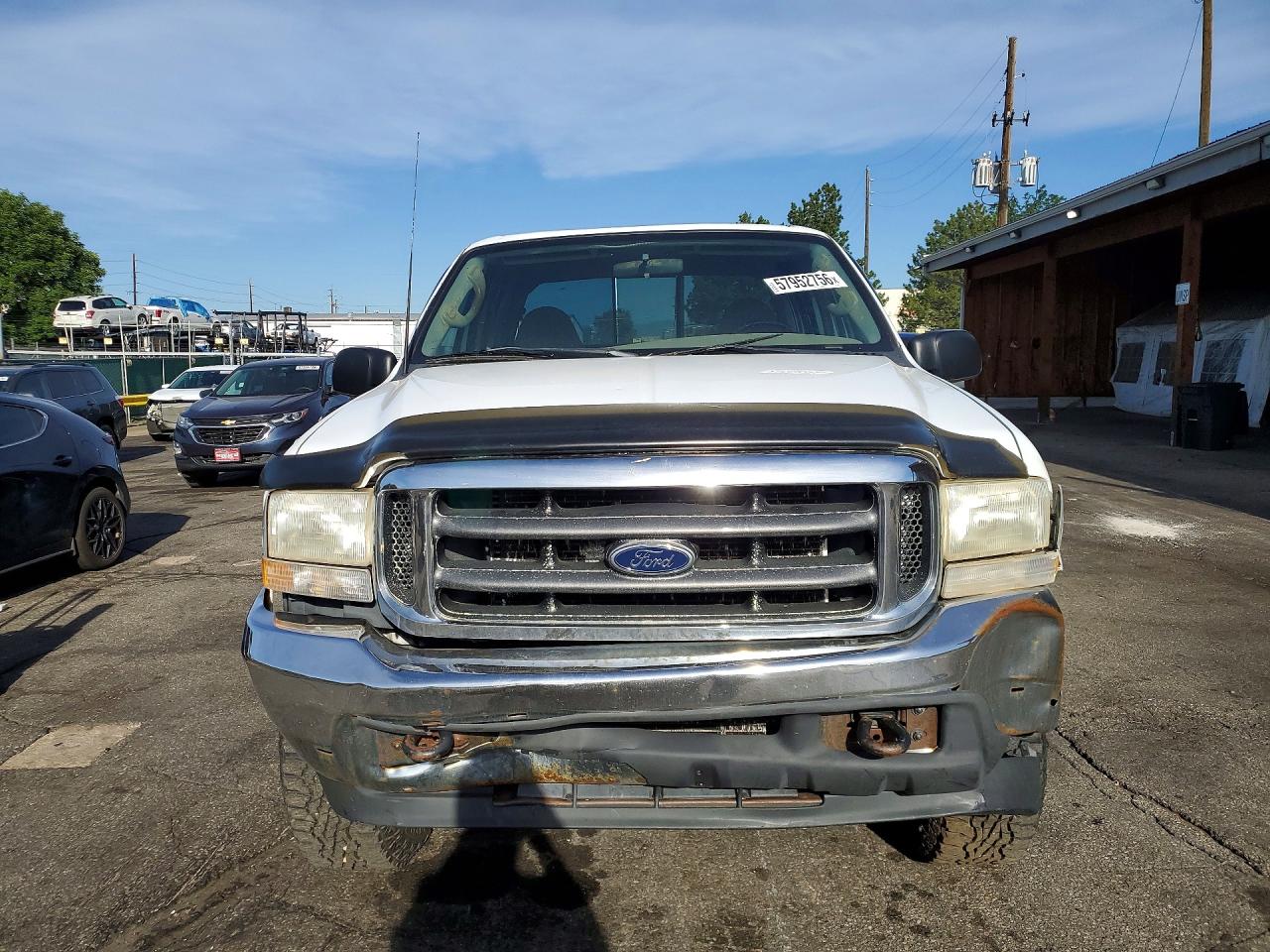 2003 Ford F350 Srw Super Duty White vin: 1FTSW31L73ED49133
