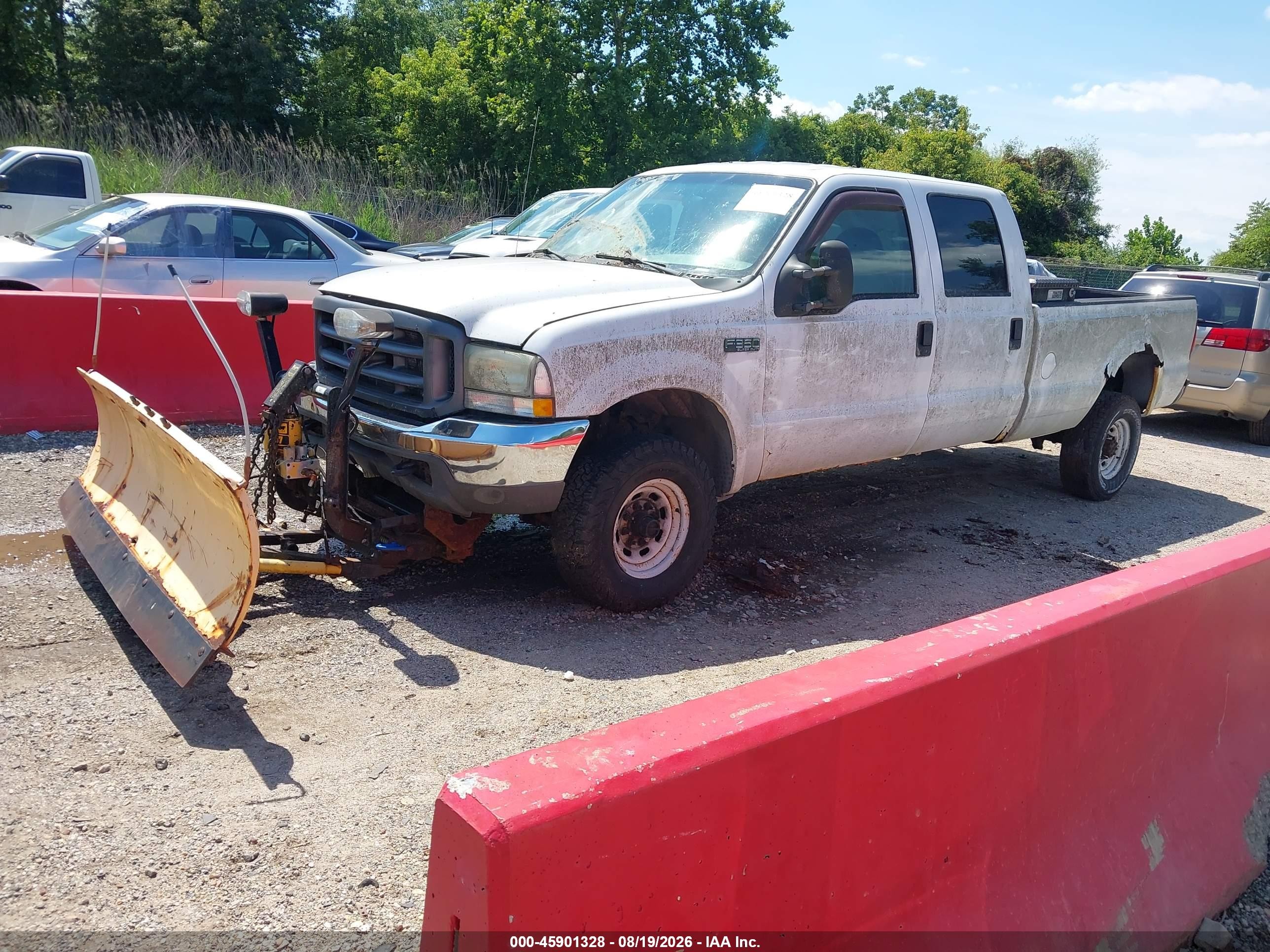 2004 Ford F-350 Lariat/xl/xlt White vin: 1FTSW31L84ED25201