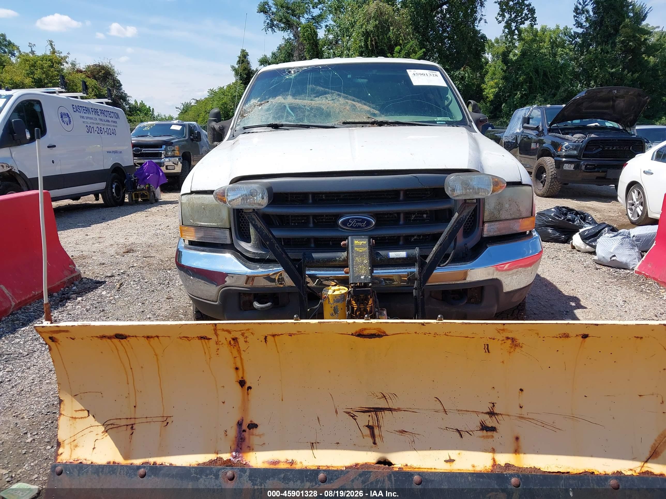 2004 Ford F-350 Lariat/xl/xlt White vin: 1FTSW31L84ED25201