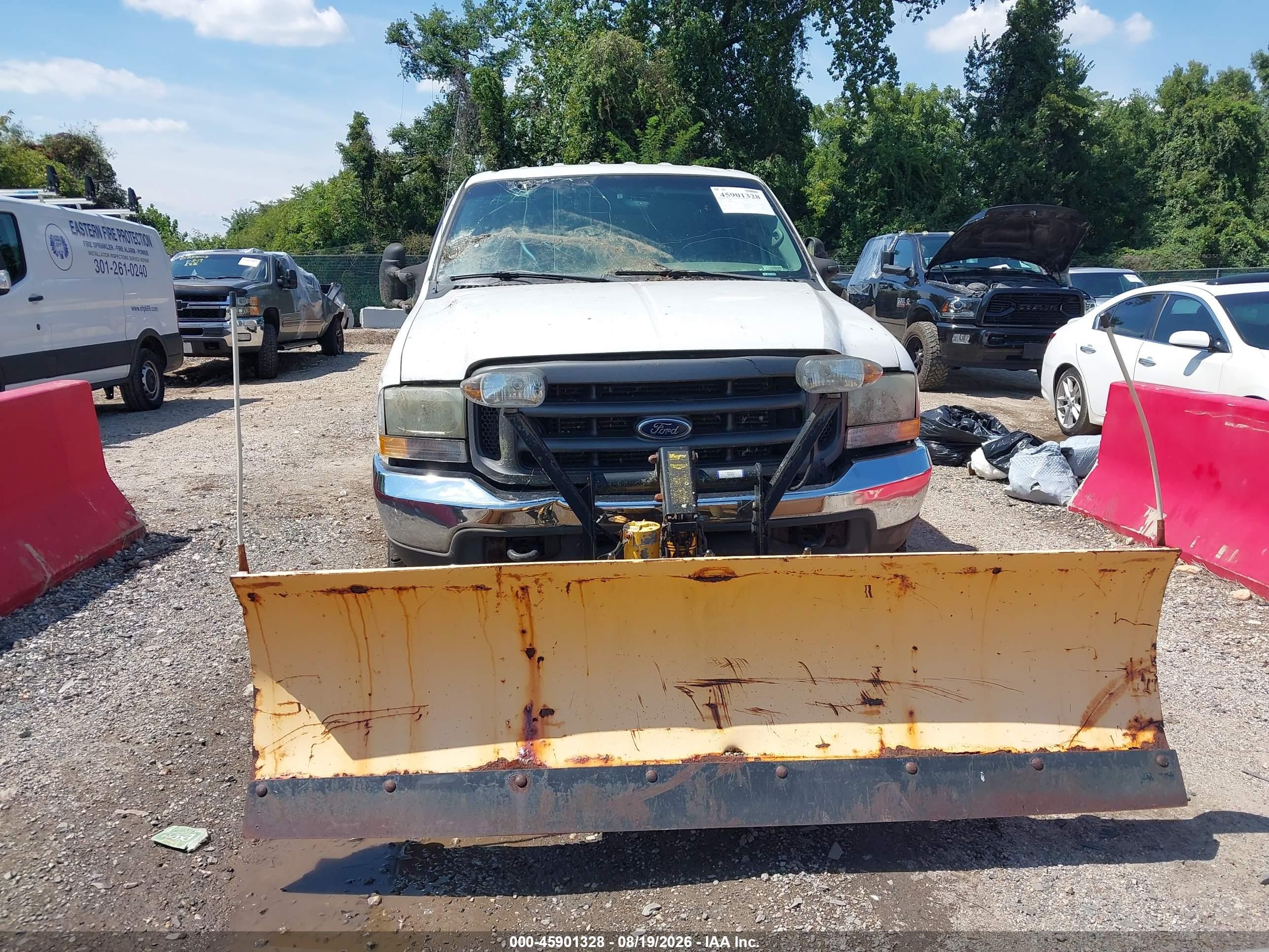 2004 Ford F-350 Lariat/xl/xlt White vin: 1FTSW31L84ED25201