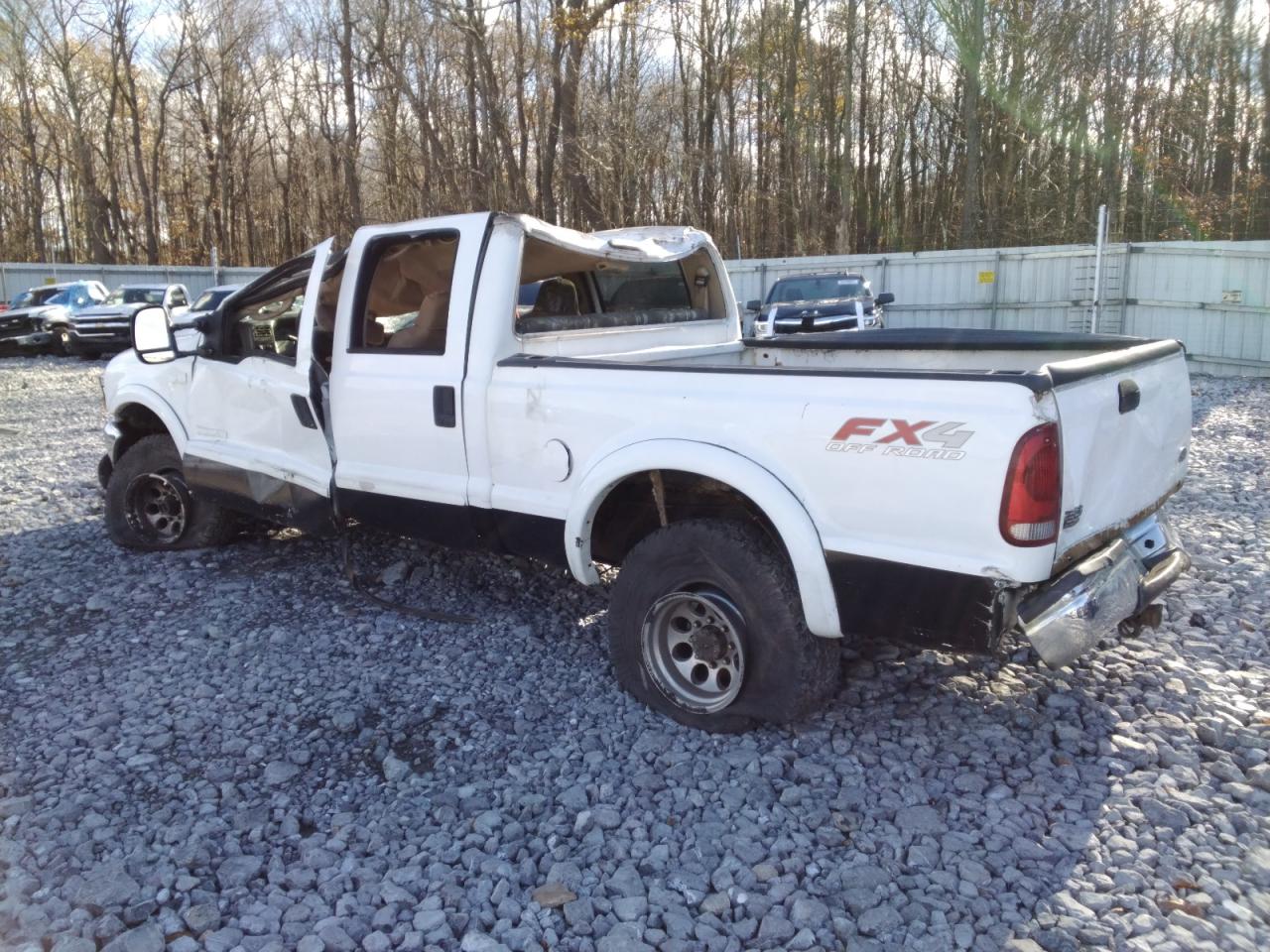 2003 Ford F350 Srw Super Duty White vin: 1FTSW31P03EC13008