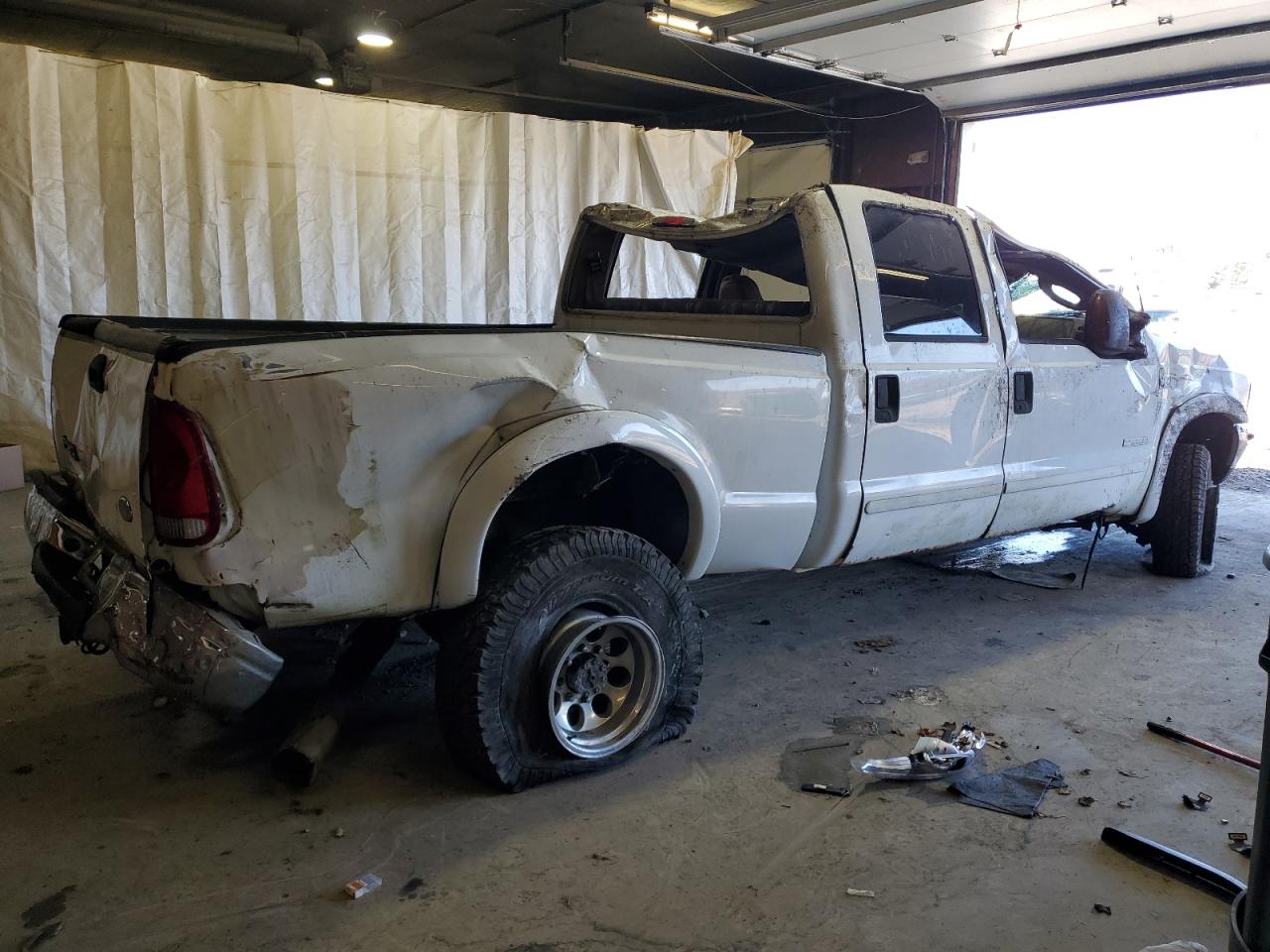 2003 Ford F350 Srw Super Duty White vin: 1FTSW31P03EC13008