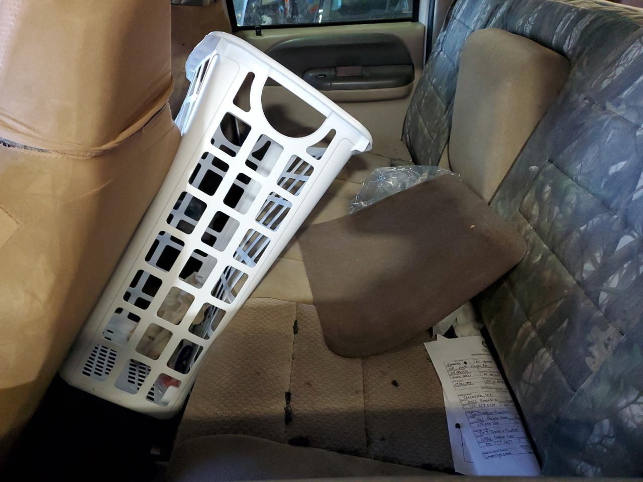 2003 Ford F350 Srw Super Duty White vin: 1FTSW31P03EC13008