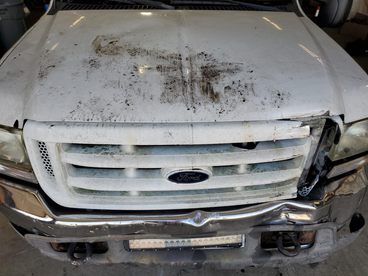 2003 Ford F350 Srw Super Duty White vin: 1FTSW31P03EC13008