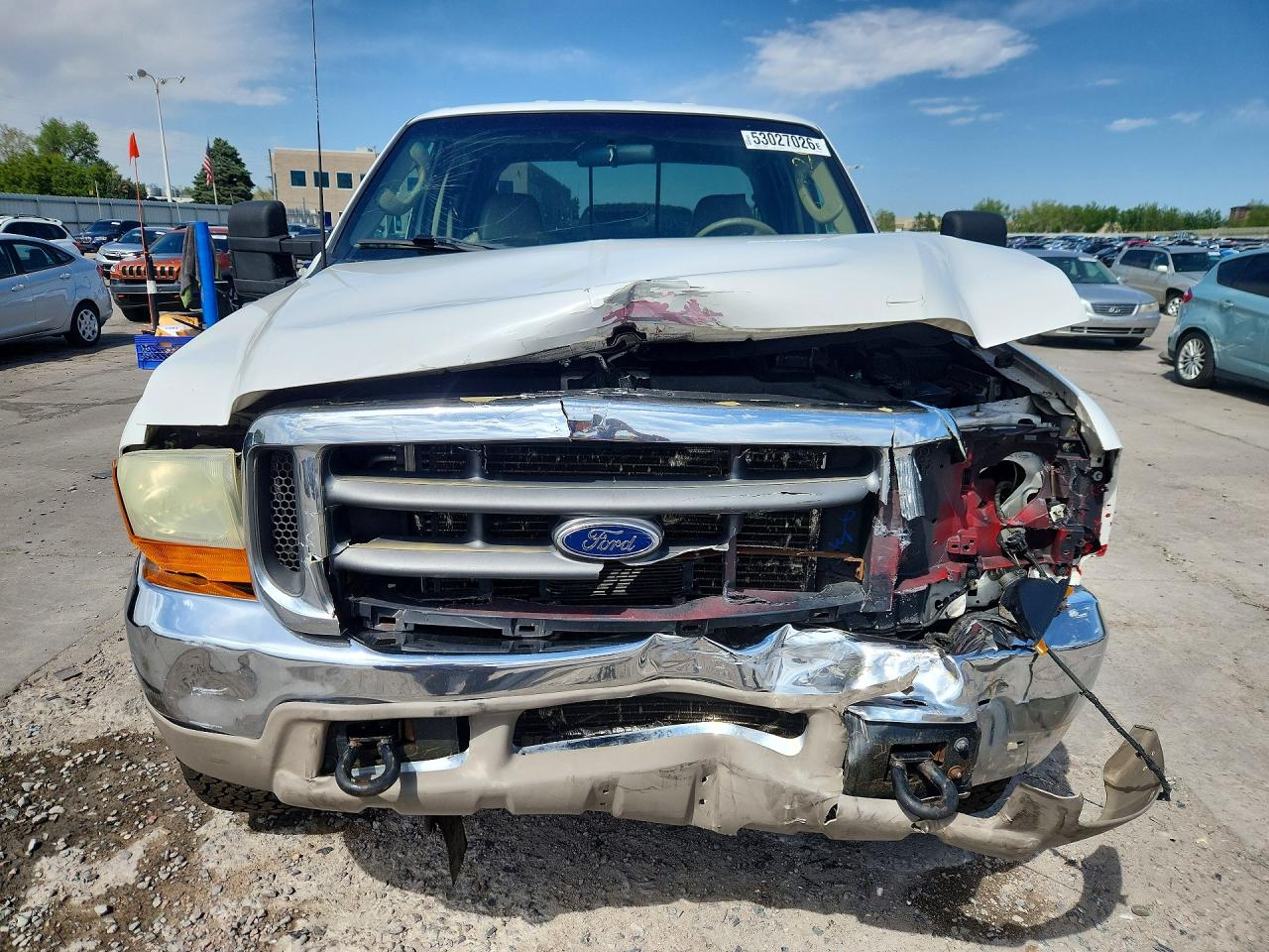 2003 Ford F350 Srw Super Duty White vin: 1FTSW31P03ED62129