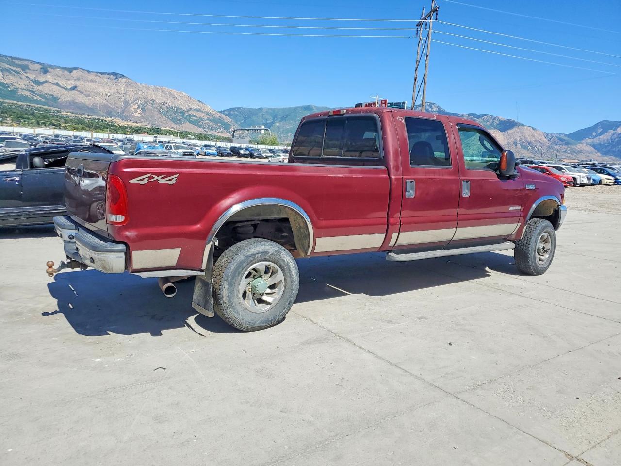 2004 Ford F350 Srw Super Duty Красный vin: 1FTSW31P04EA02229