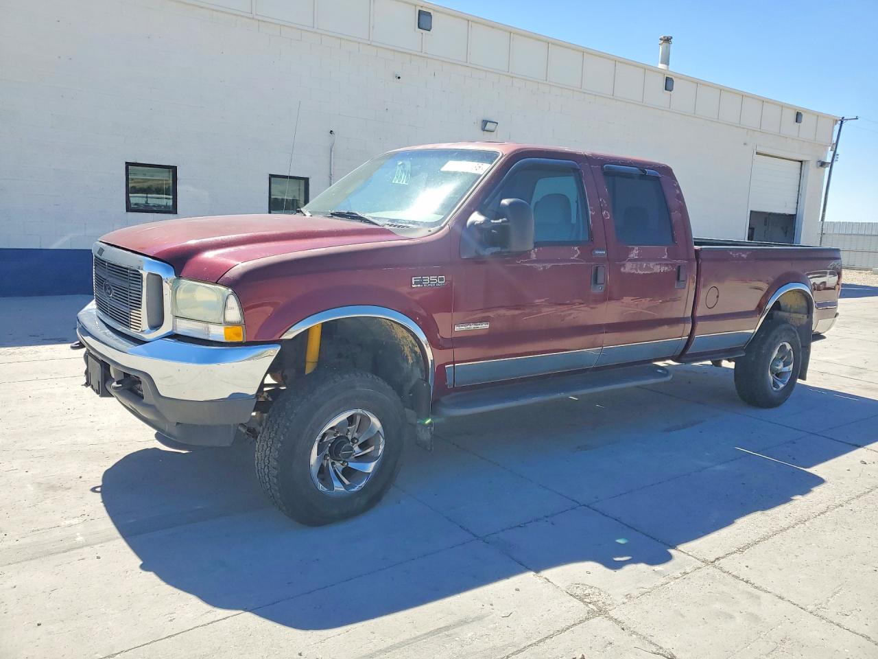 2004 Ford F350 Srw Super Duty Red vin: 1FTSW31P04EA02229