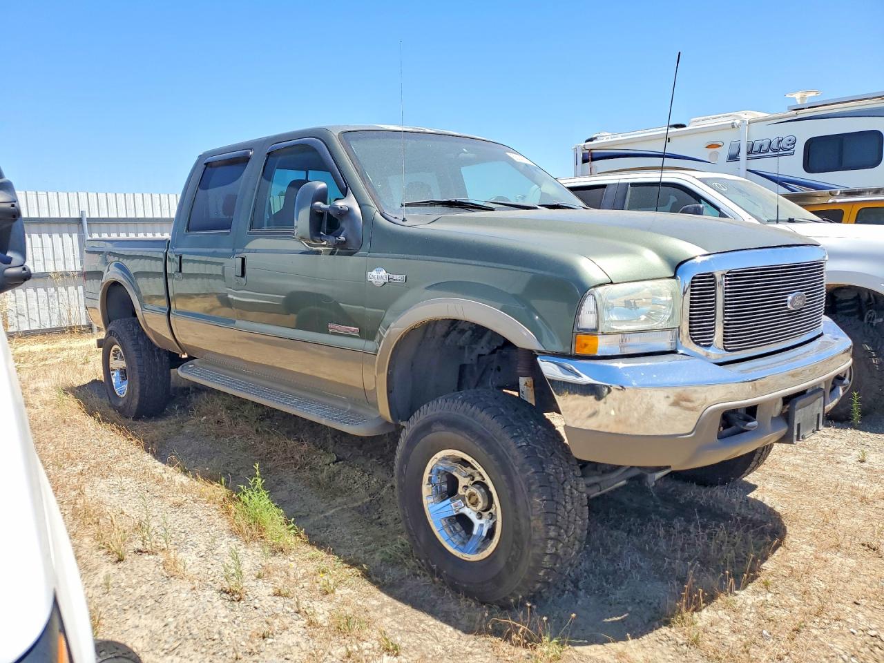 2004 Ford F350 Srw Super Duty Green vin: 1FTSW31P04EA05342