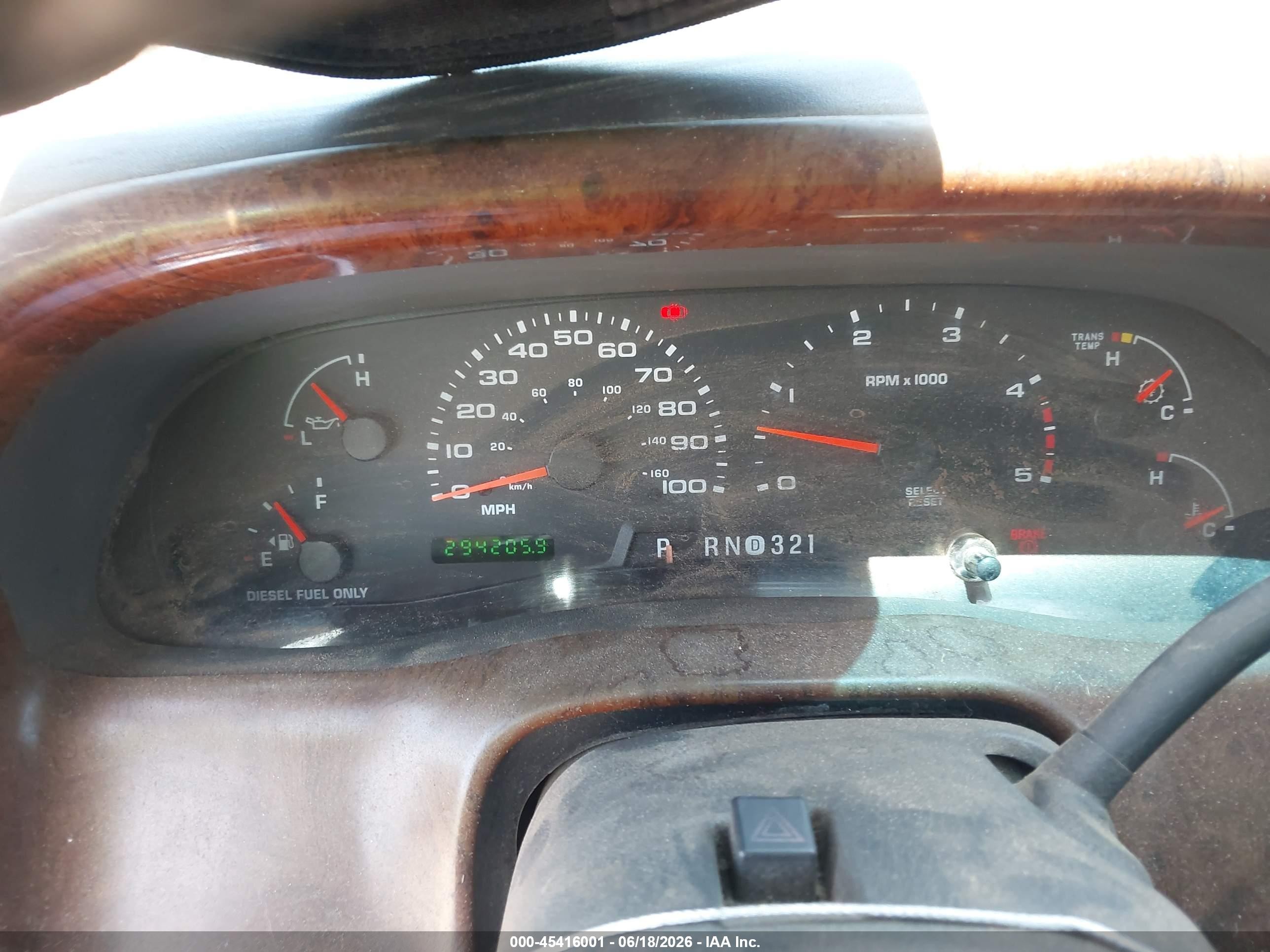 2004 Ford F-350 Lariat/xl/xlt Blue vin: 1FTSW31P04EA30886