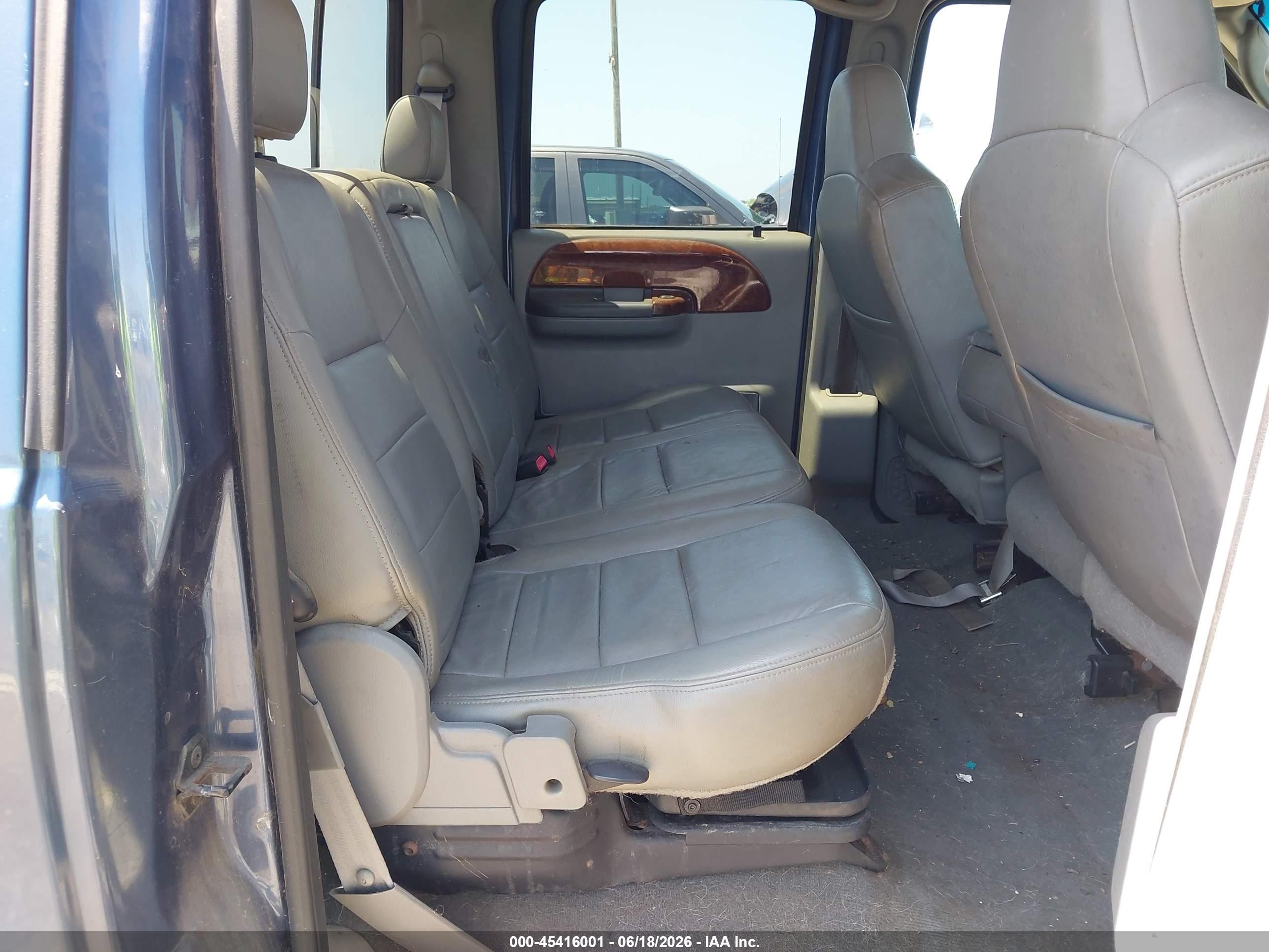 2004 Ford F-350 Lariat/xl/xlt Blue vin: 1FTSW31P04EA30886