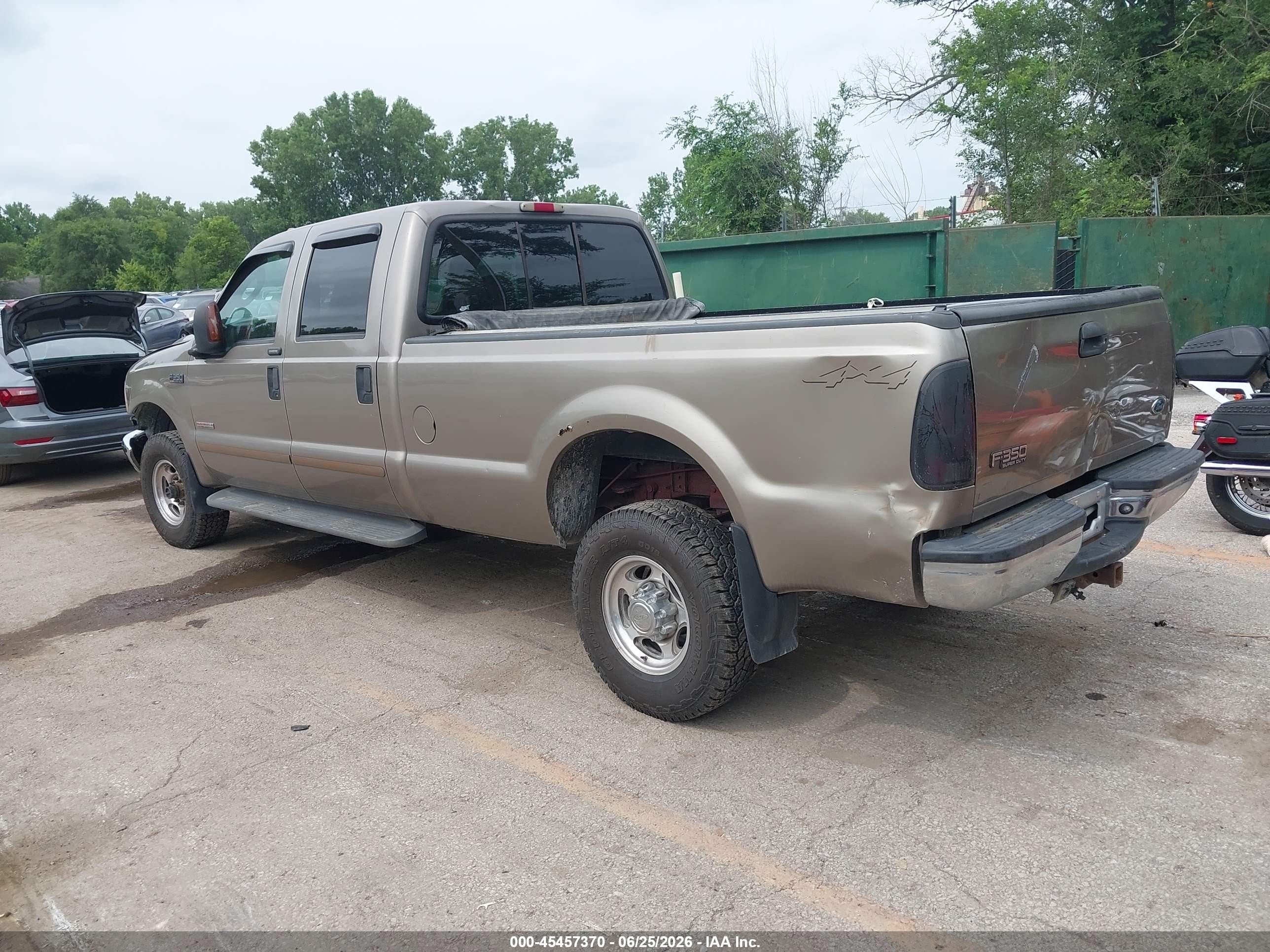 2004 Ford F-350 Lariat/xl/xlt Gold vin: 1FTSW31P04EA92160