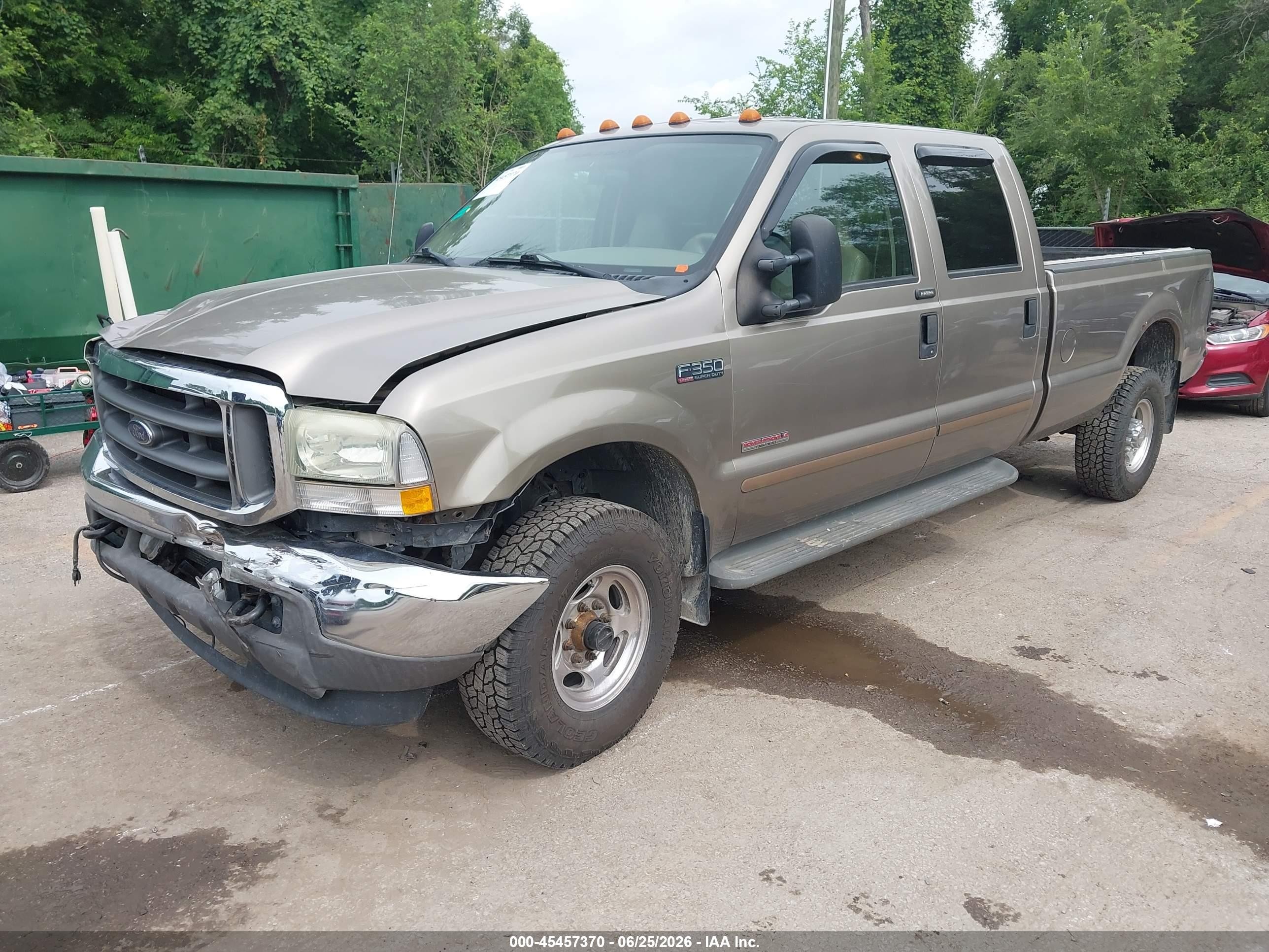 2004 Ford F-350 Lariat/xl/xlt Gold vin: 1FTSW31P04EA92160
