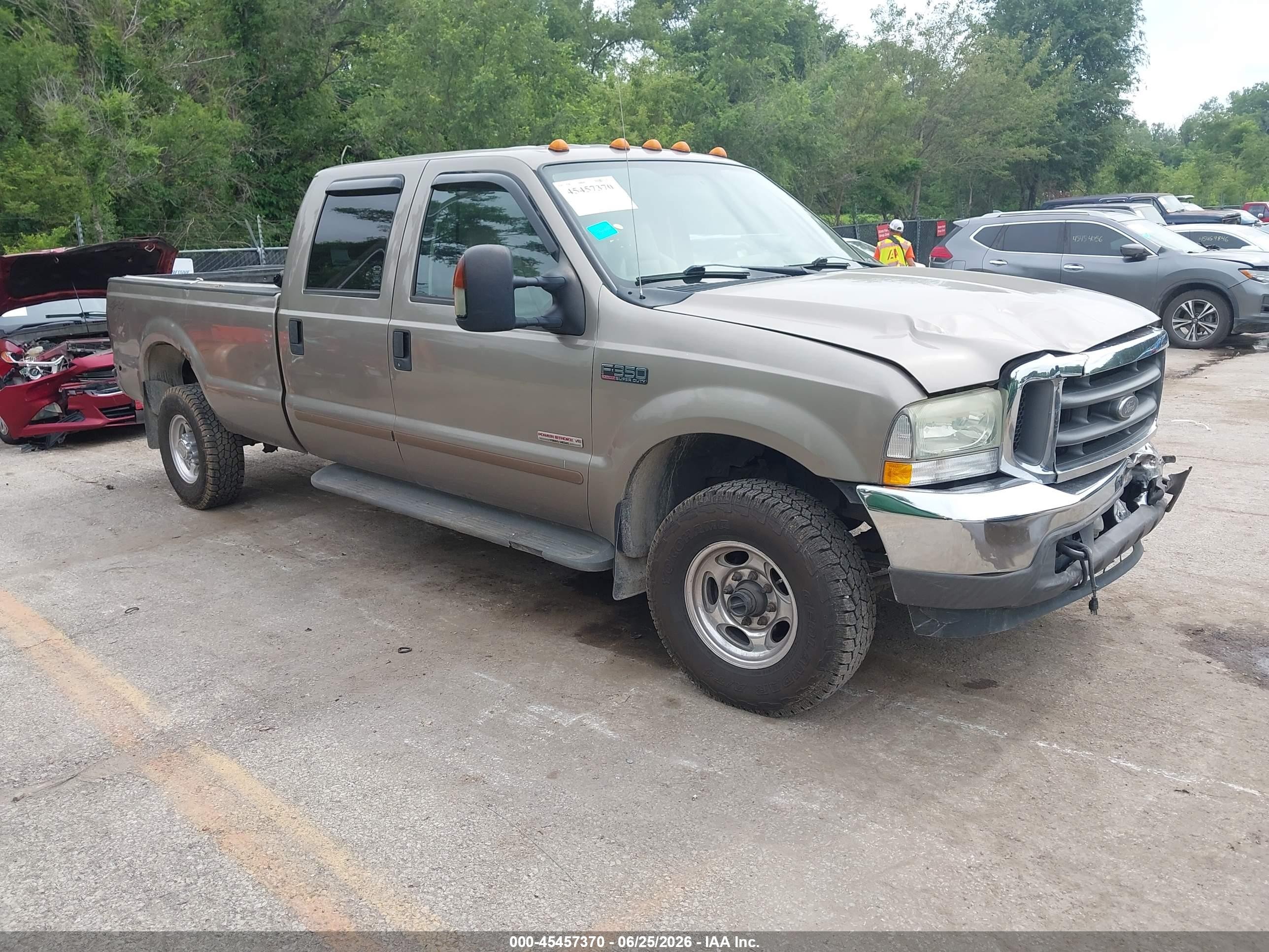 2004 Ford F-350 Lariat/xl/xlt Gold vin: 1FTSW31P04EA92160