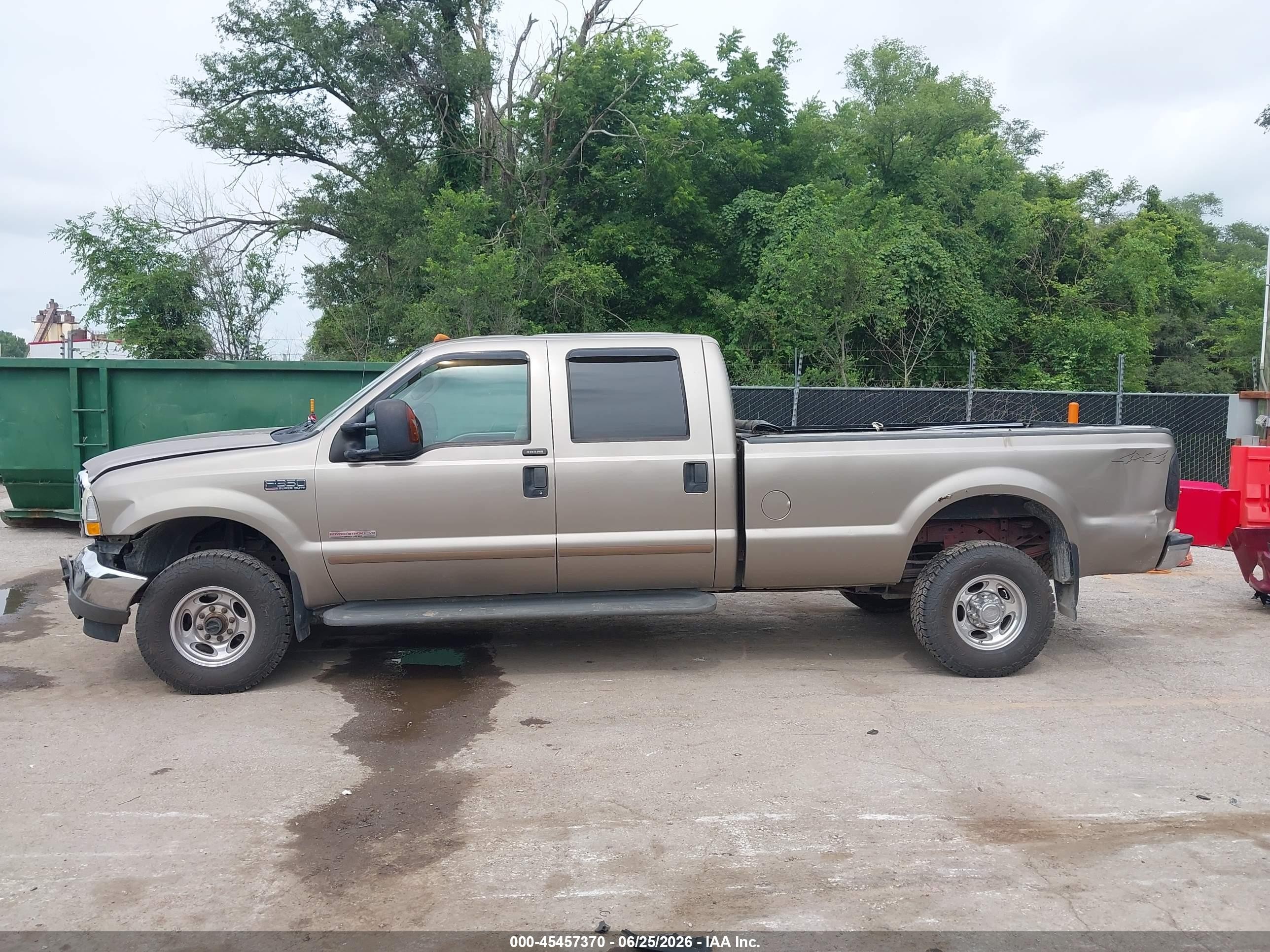 2004 Ford F-350 Lariat/xl/xlt Gold vin: 1FTSW31P04EA92160