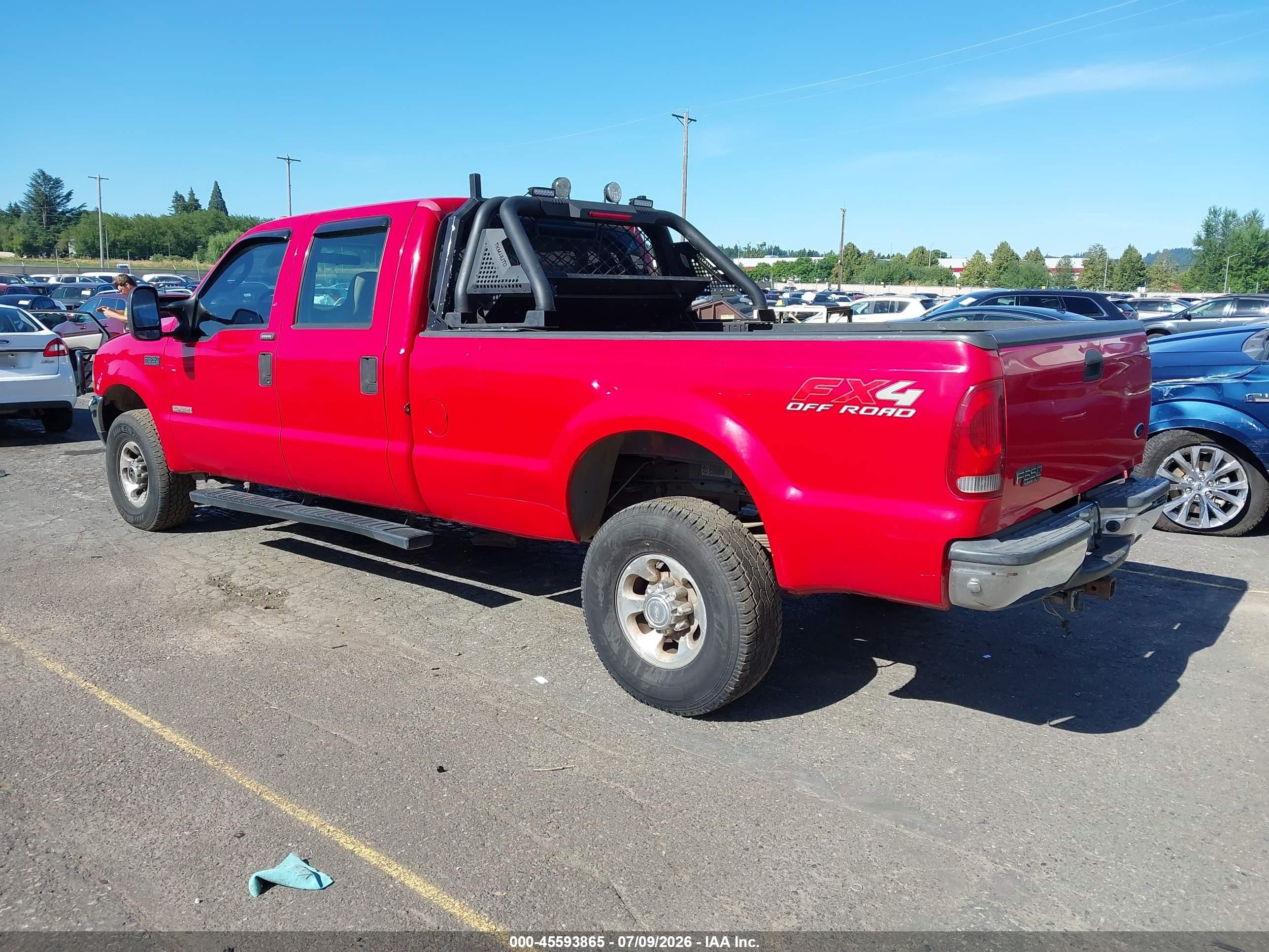 2004 Ford F-350 Lariat/xl/xlt Red vin: 1FTSW31P04EC21255