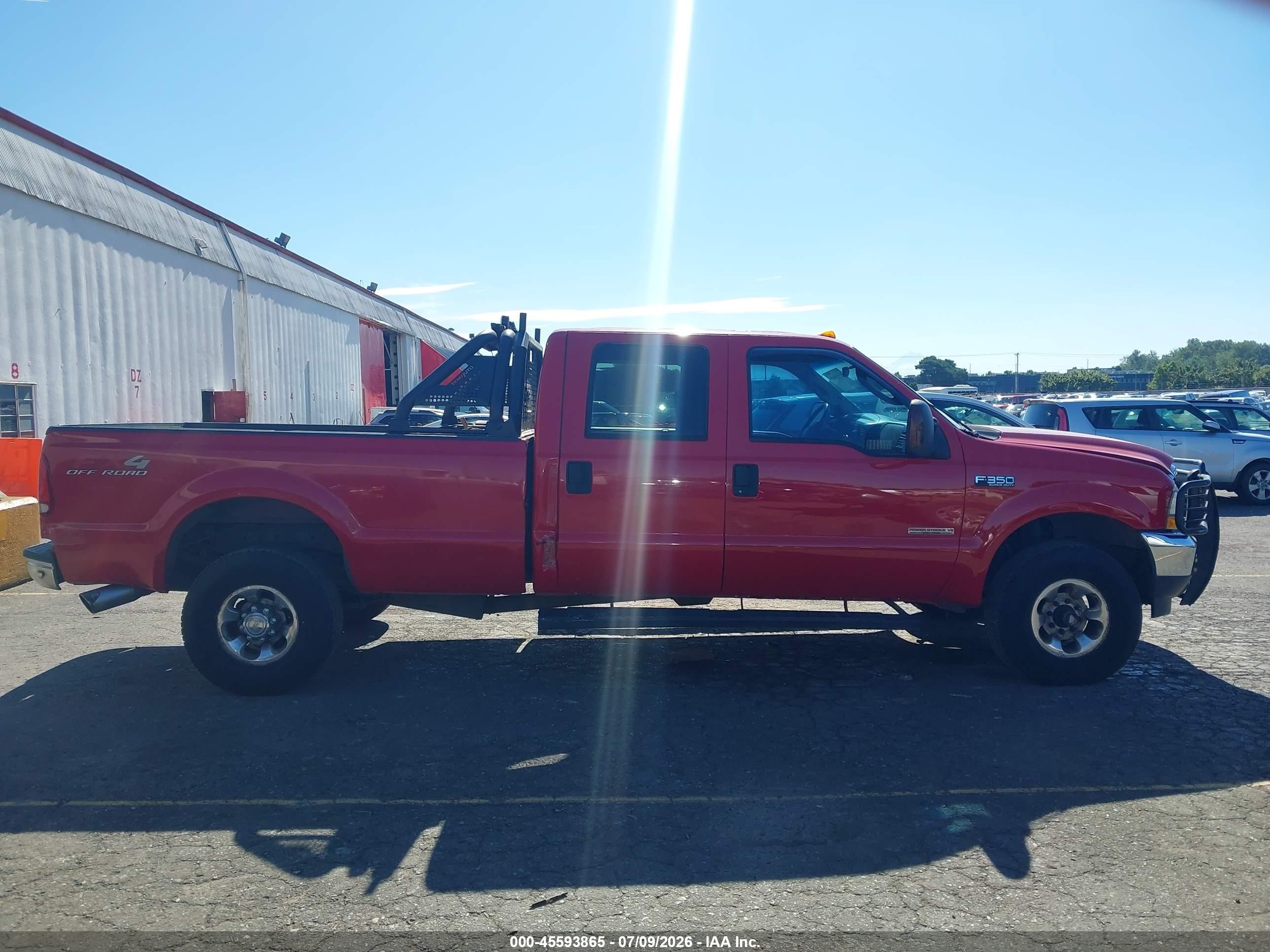 2004 Ford F-350 Lariat/xl/xlt Red vin: 1FTSW31P04EC21255