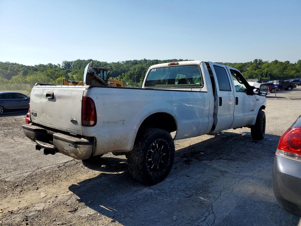 2004 Ford F350 Srw Super Duty White vin: 1FTSW31P04ED64318