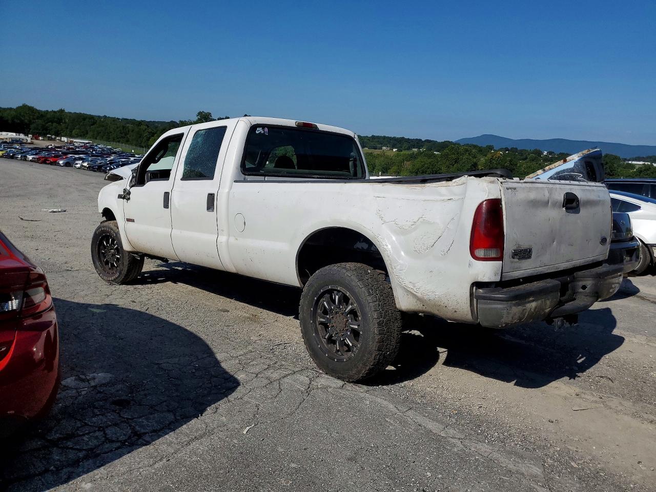 2004 Ford F350 Srw Super Duty White vin: 1FTSW31P04ED64318