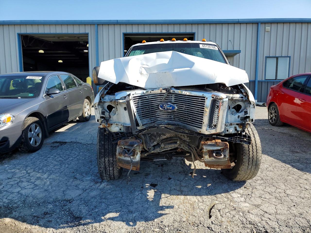 2004 Ford F350 Srw Super Duty White vin: 1FTSW31P04ED64318