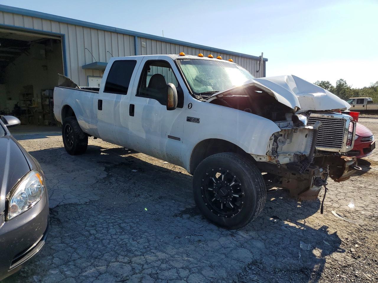 2004 Ford F350 Srw Super Duty White vin: 1FTSW31P04ED64318