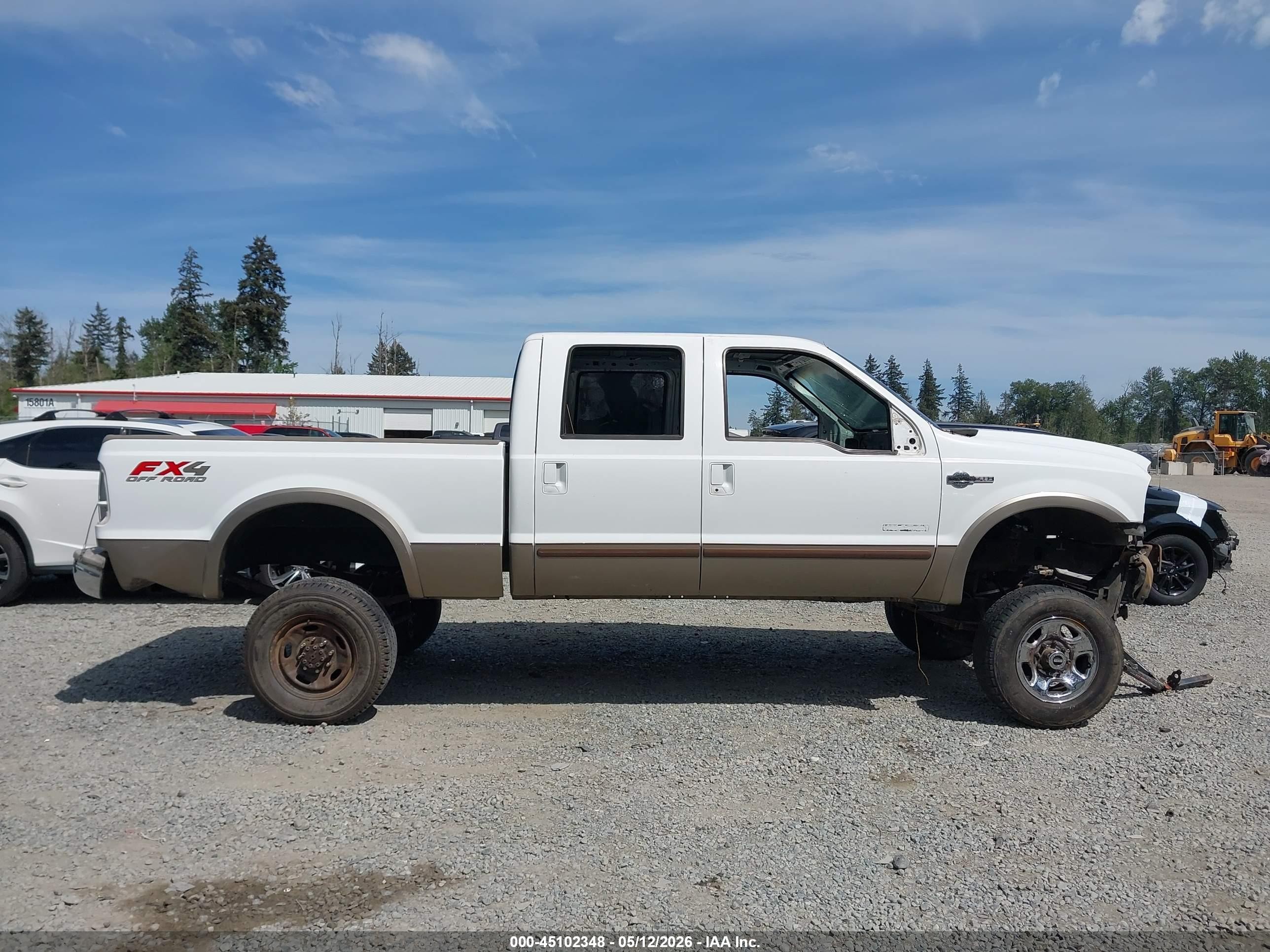 2004 Ford F-350 Lariat/xl/xlt White vin: 1FTSW31P14ED06007