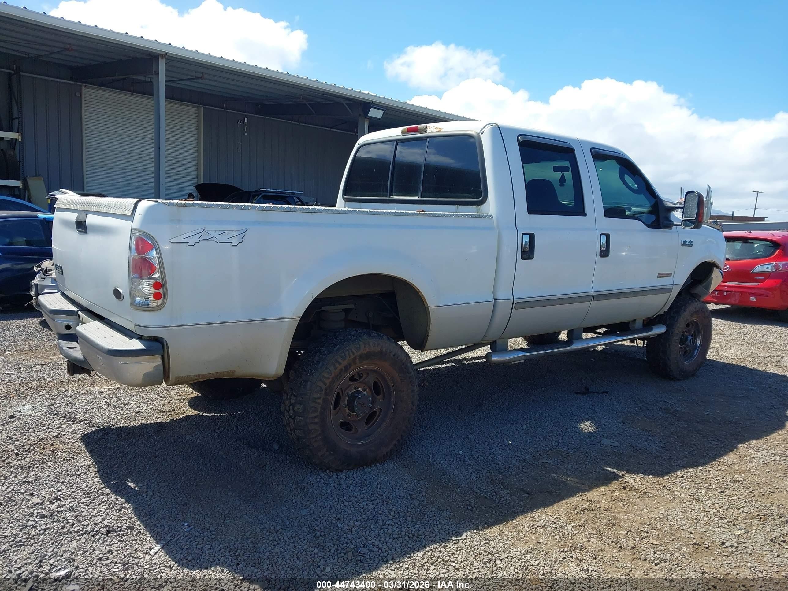 2003 Ford F-350 Lariat/xl/xlt White vin: 1FTSW31P23EC97137