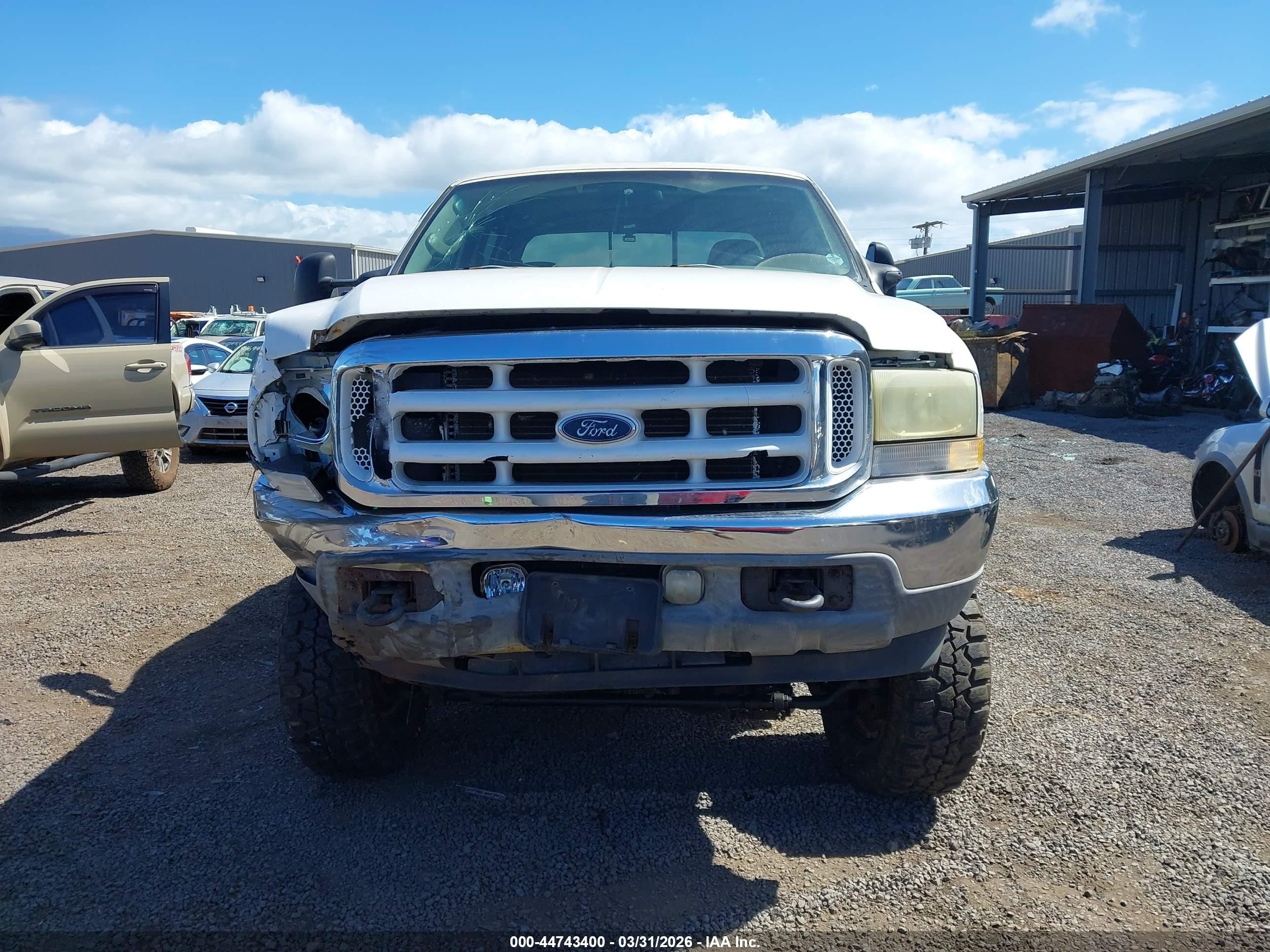 2003 Ford F-350 Lariat/xl/xlt White vin: 1FTSW31P23EC97137