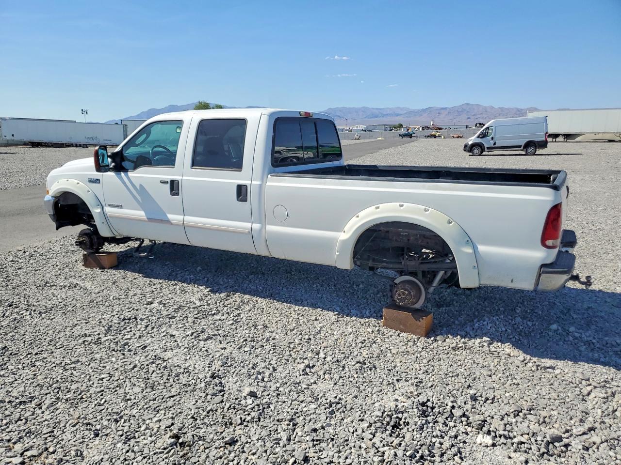 2004 Ford F350 Srw Super Duty White vin: 1FTSW31P24ED06999