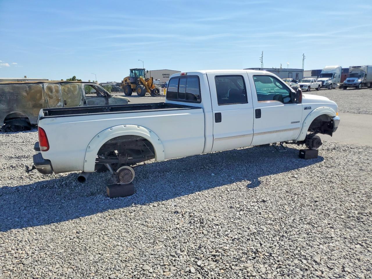 2004 Ford F350 Srw Super Duty White vin: 1FTSW31P24ED06999