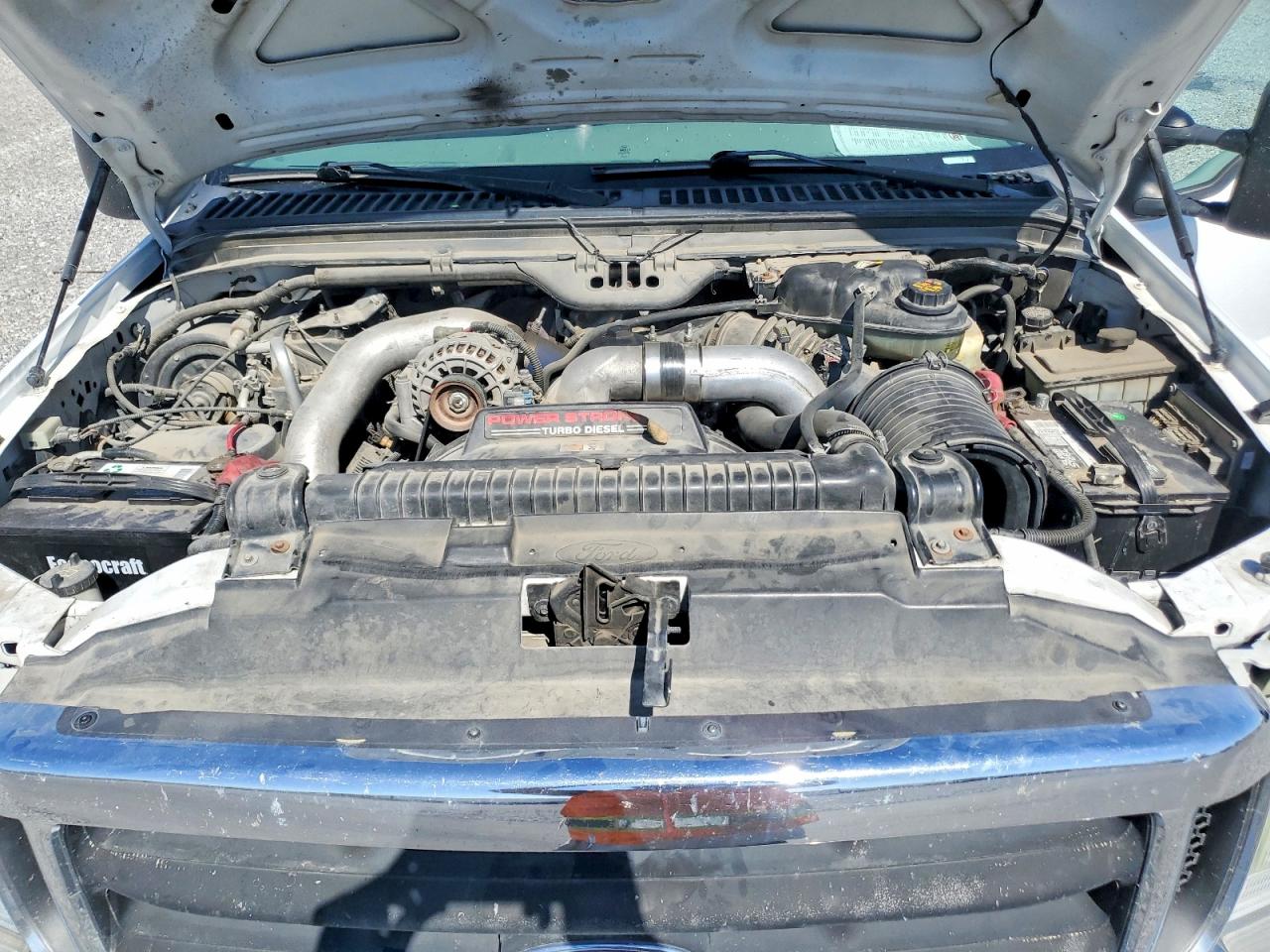 2004 Ford F350 Srw Super Duty White vin: 1FTSW31P24ED06999