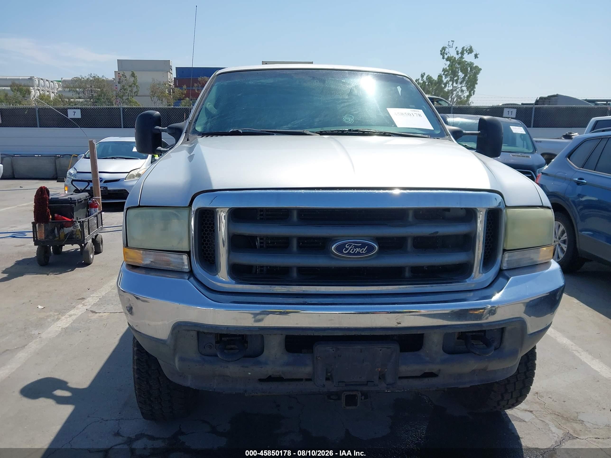 2004 Ford F-350 Lariat/xl/xlt Silver vin: 1FTSW31P24EE01840
