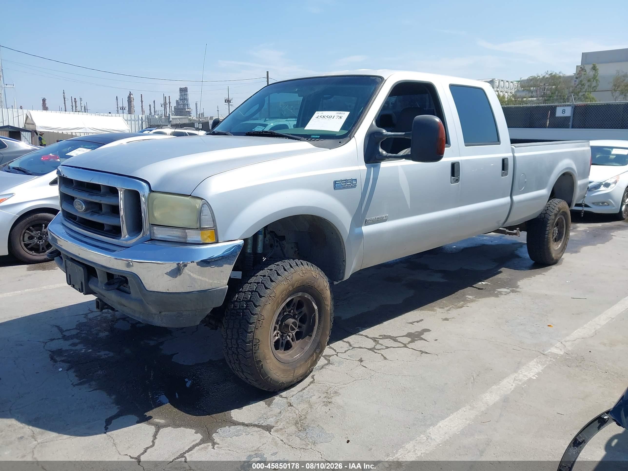 2004 Ford F-350 Lariat/xl/xlt Silver vin: 1FTSW31P24EE01840