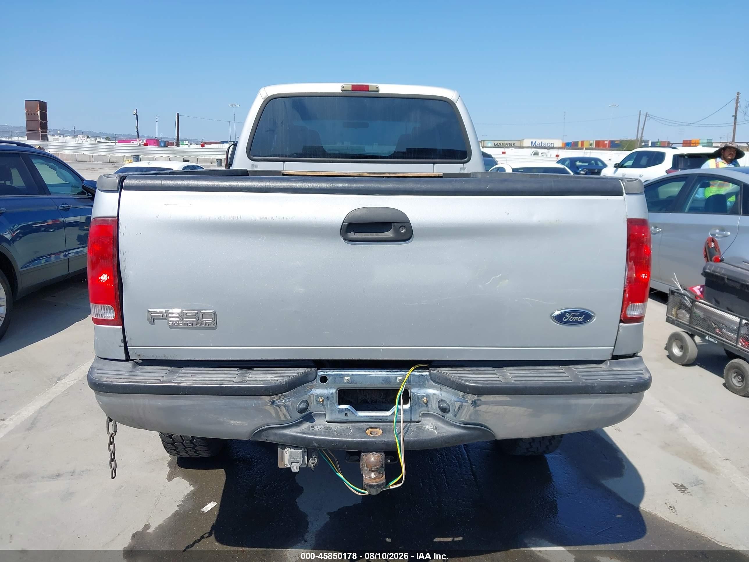 2004 Ford F-350 Lariat/xl/xlt Silver vin: 1FTSW31P24EE01840