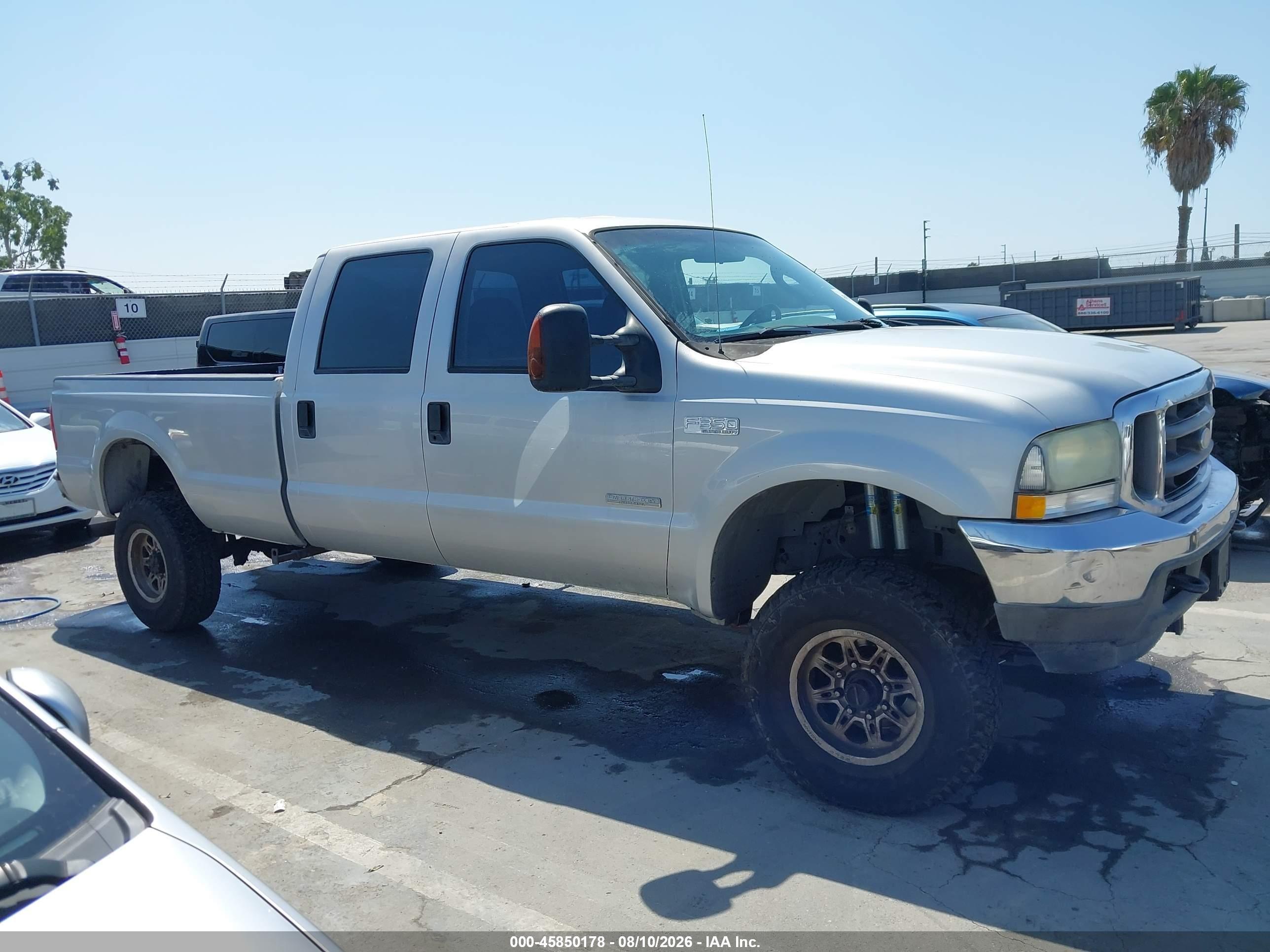 2004 Ford F-350 Lariat/xl/xlt Silver vin: 1FTSW31P24EE01840