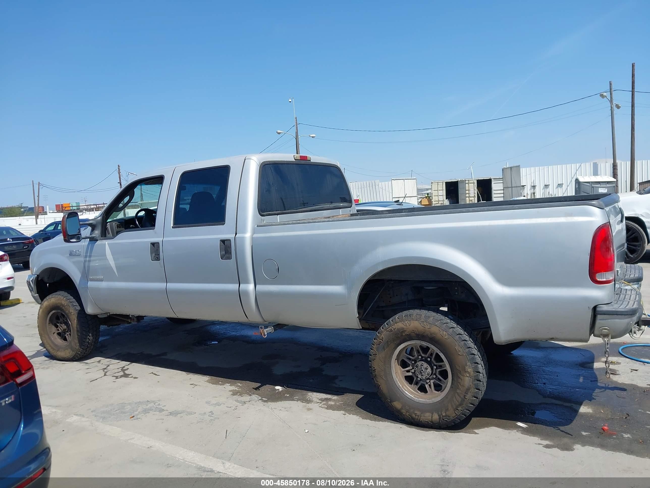 2004 Ford F-350 Lariat/xl/xlt Silver vin: 1FTSW31P24EE01840