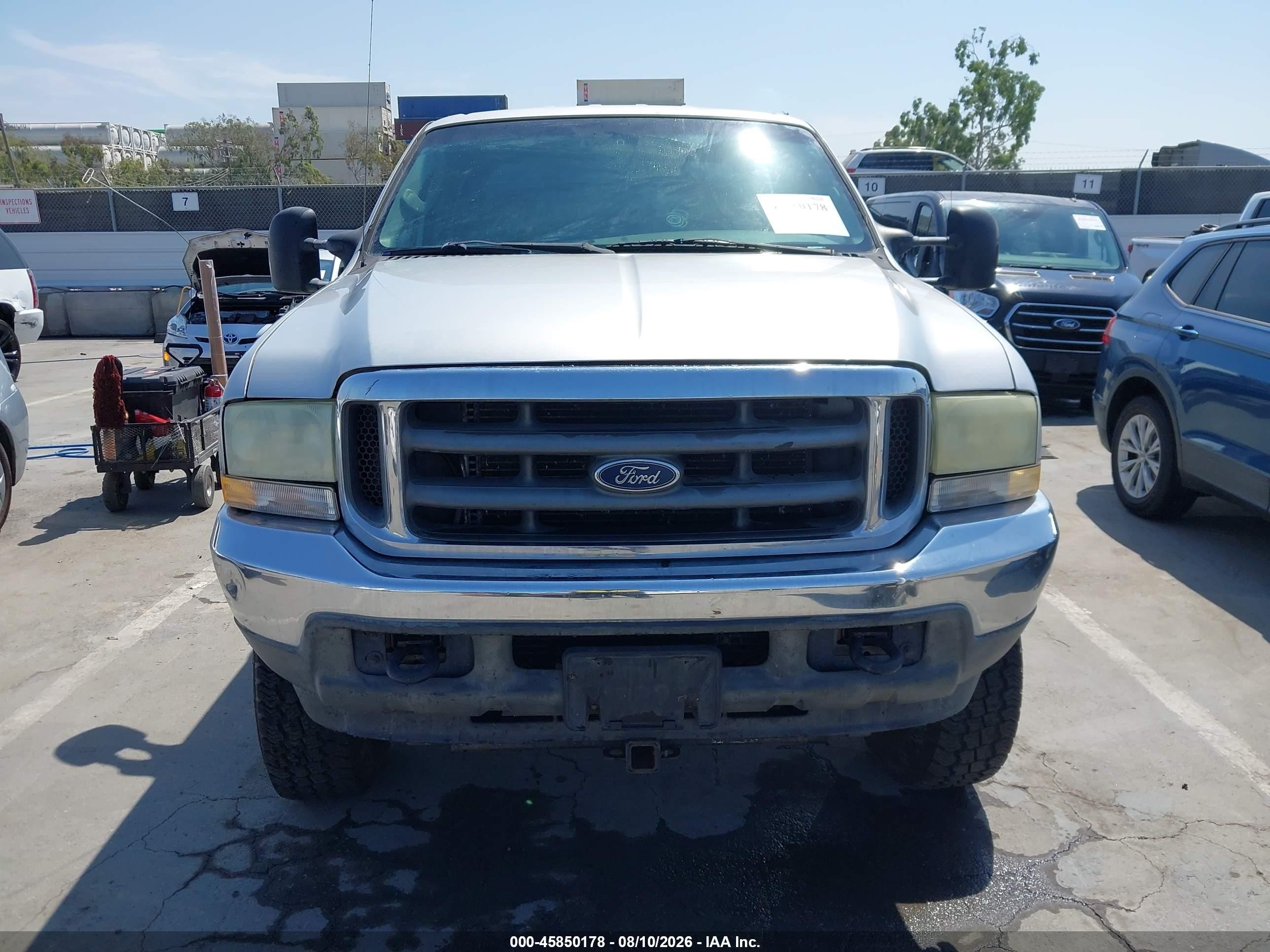 2004 Ford F-350 Lariat/xl/xlt Silver vin: 1FTSW31P24EE01840