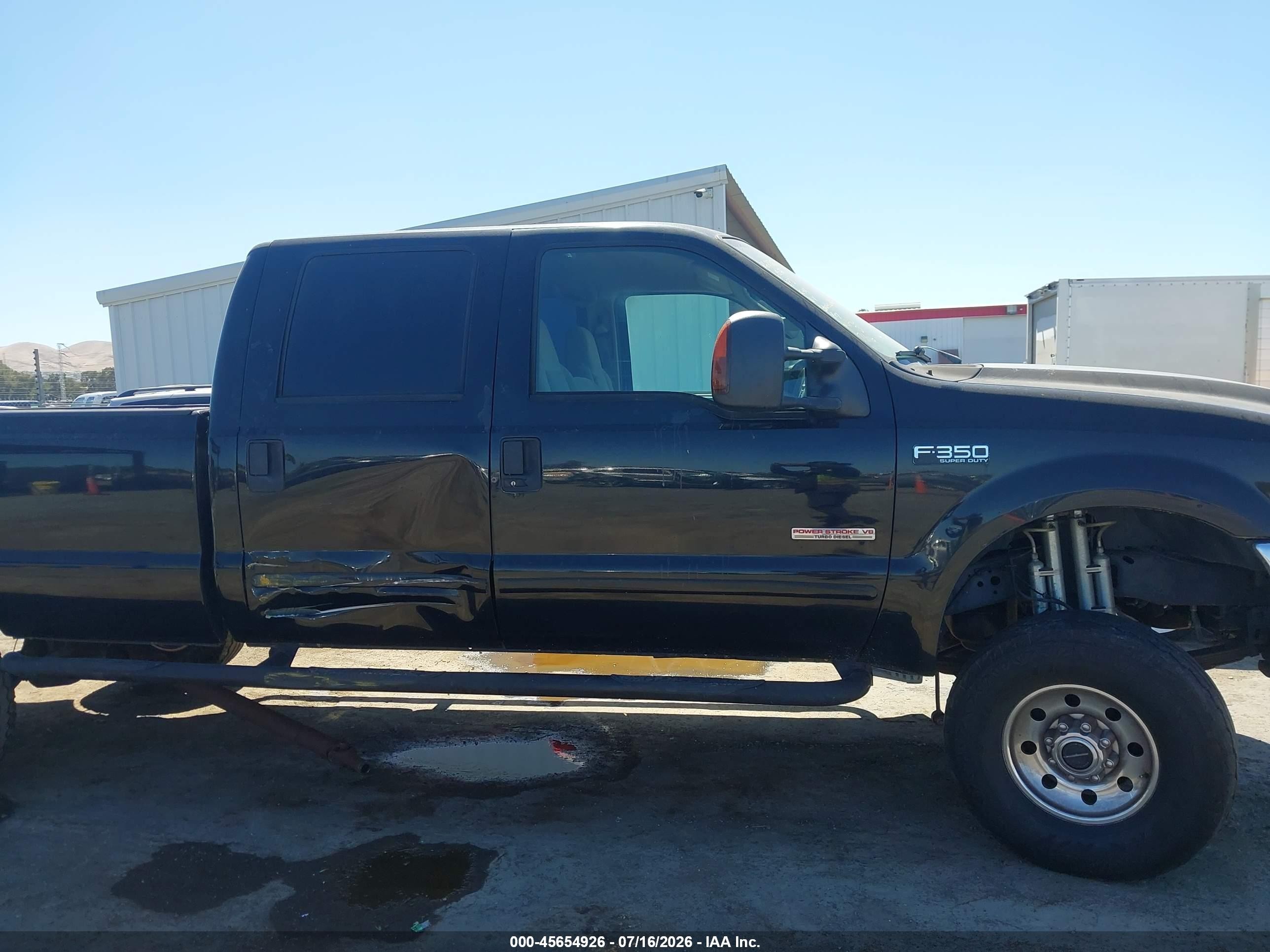 2003 Ford F-350 Lariat/xl/xlt Black vin: 1FTSW31P33EC46715