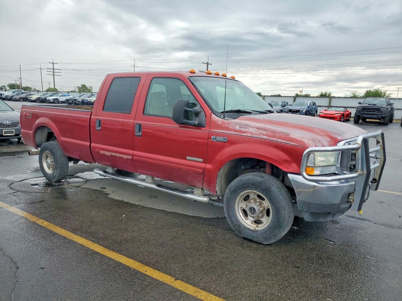 2003 Ford F350 Srw Super Duty Burgundy vin: 1FTSW31P43EB35493