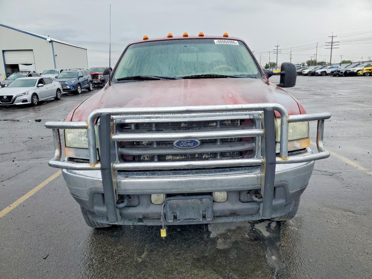 2003 Ford F350 Srw Super Duty Burgundy vin: 1FTSW31P43EB35493